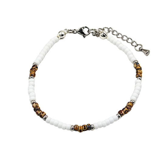 Miyuki Armband White