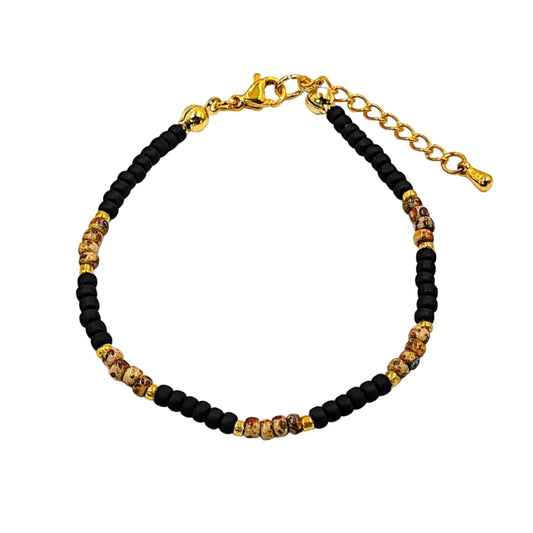 Miyuki Armband Black