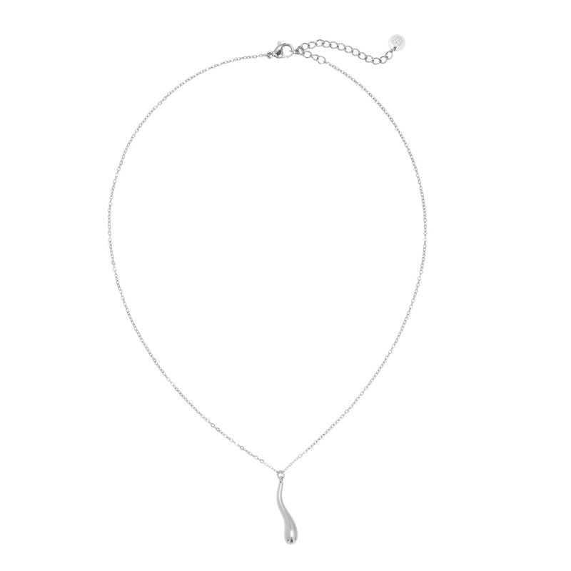 Long Drop Simple Chain Edelstahl Halskette