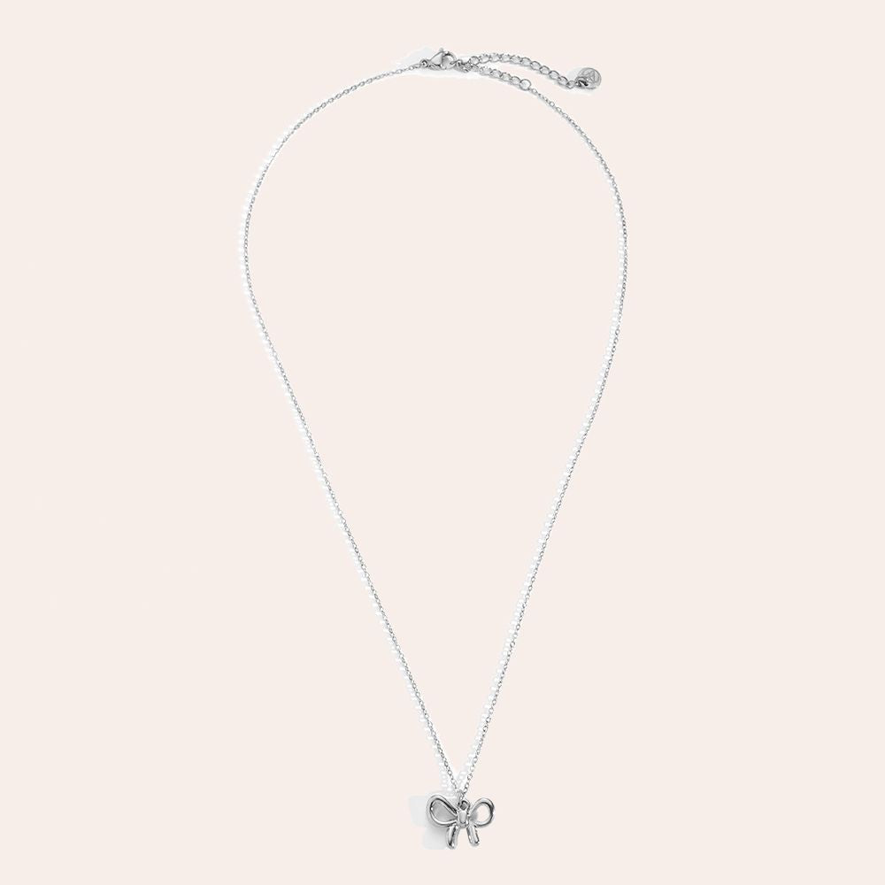 Lovely Bowtie Edelstahl Halskette