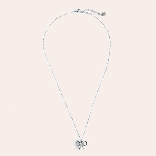 Lovely Bowtie Edelstahl Halskette
