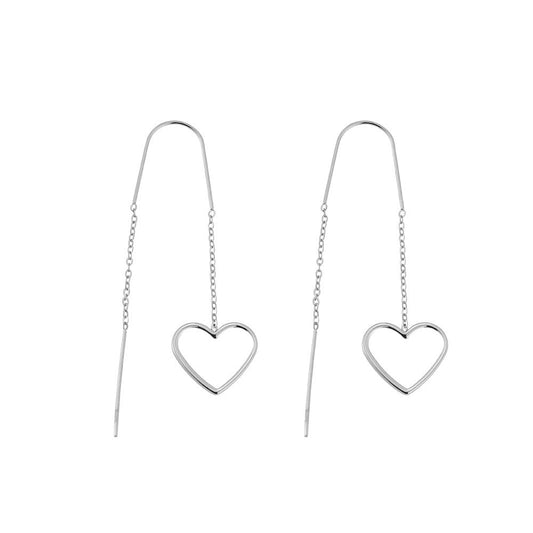 Fine Heartbeat Edelstahl Ohrringe