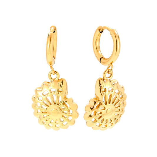 Nice Snail Edelstahl Ohrringe