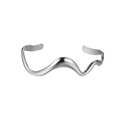 Waves Edelstahl Armband