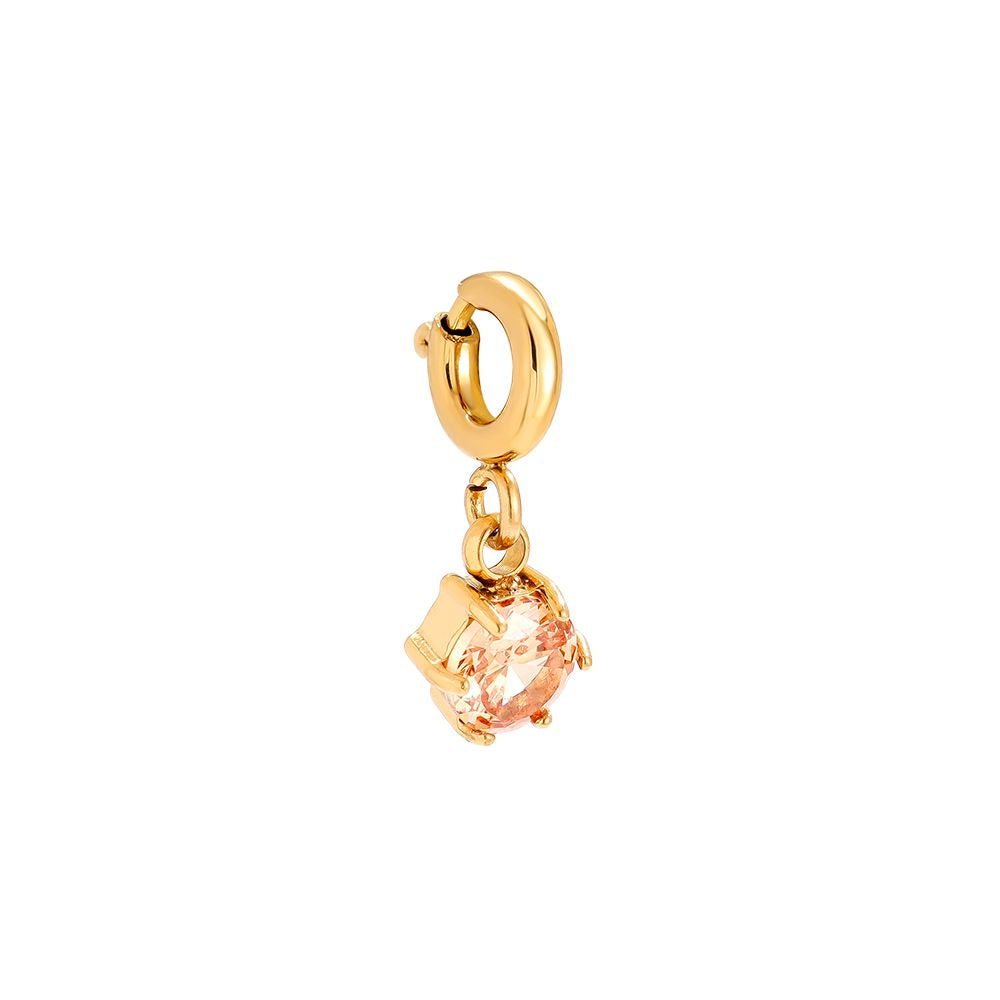Spring Clasp Color Diamond Edelstahl Pendant