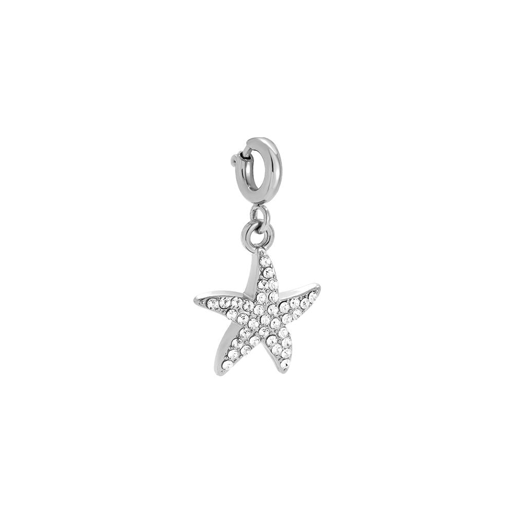 Spring Clasp Diamond Sea Star Edelstahl Pendant