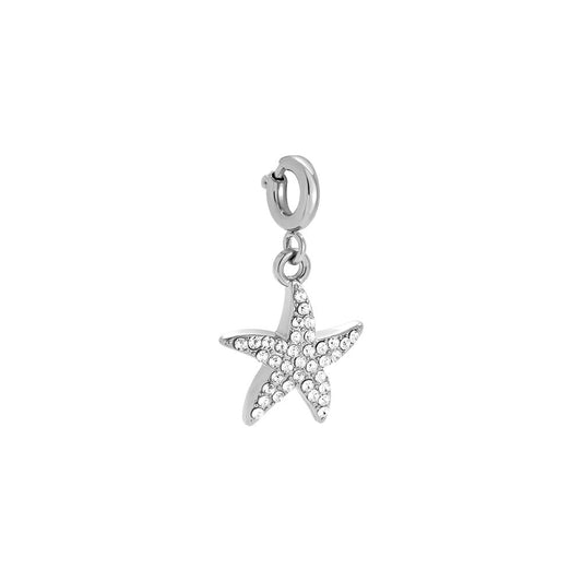 Spring Clasp Diamond Sea Star Edelstahl Pendant