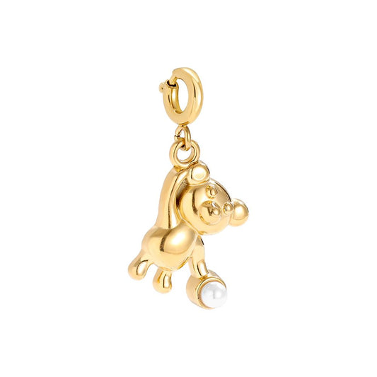 Spring Clasp Hello Bear Edelstahl Pendant