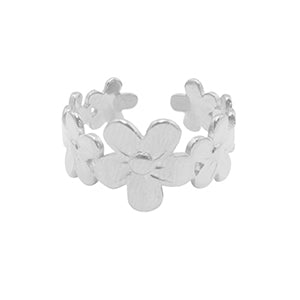 Steel Flower Edelstahl Ring