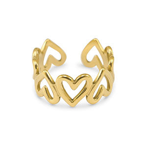 Sweet Heart Stainless Steel Ring
