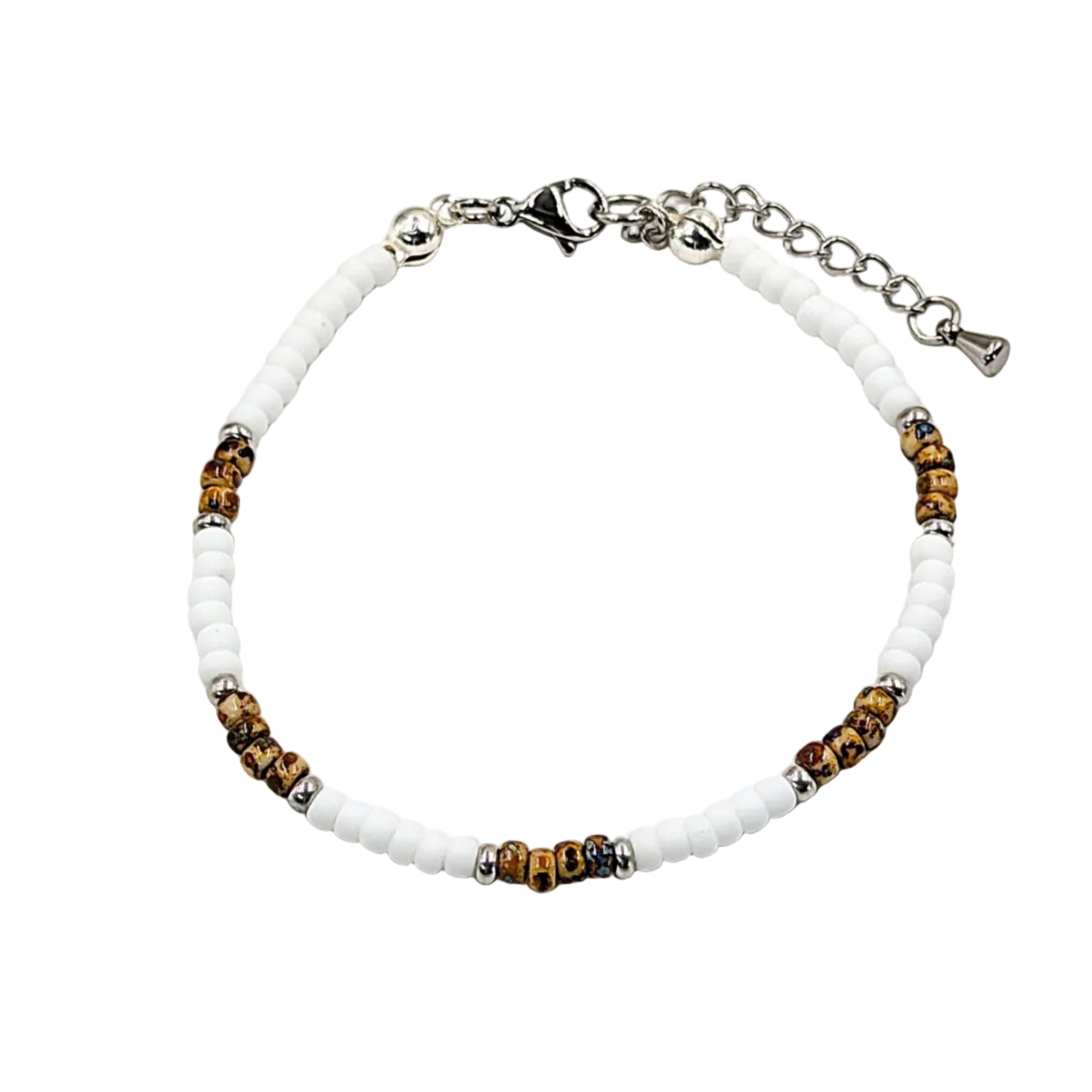Miyuki Armband White