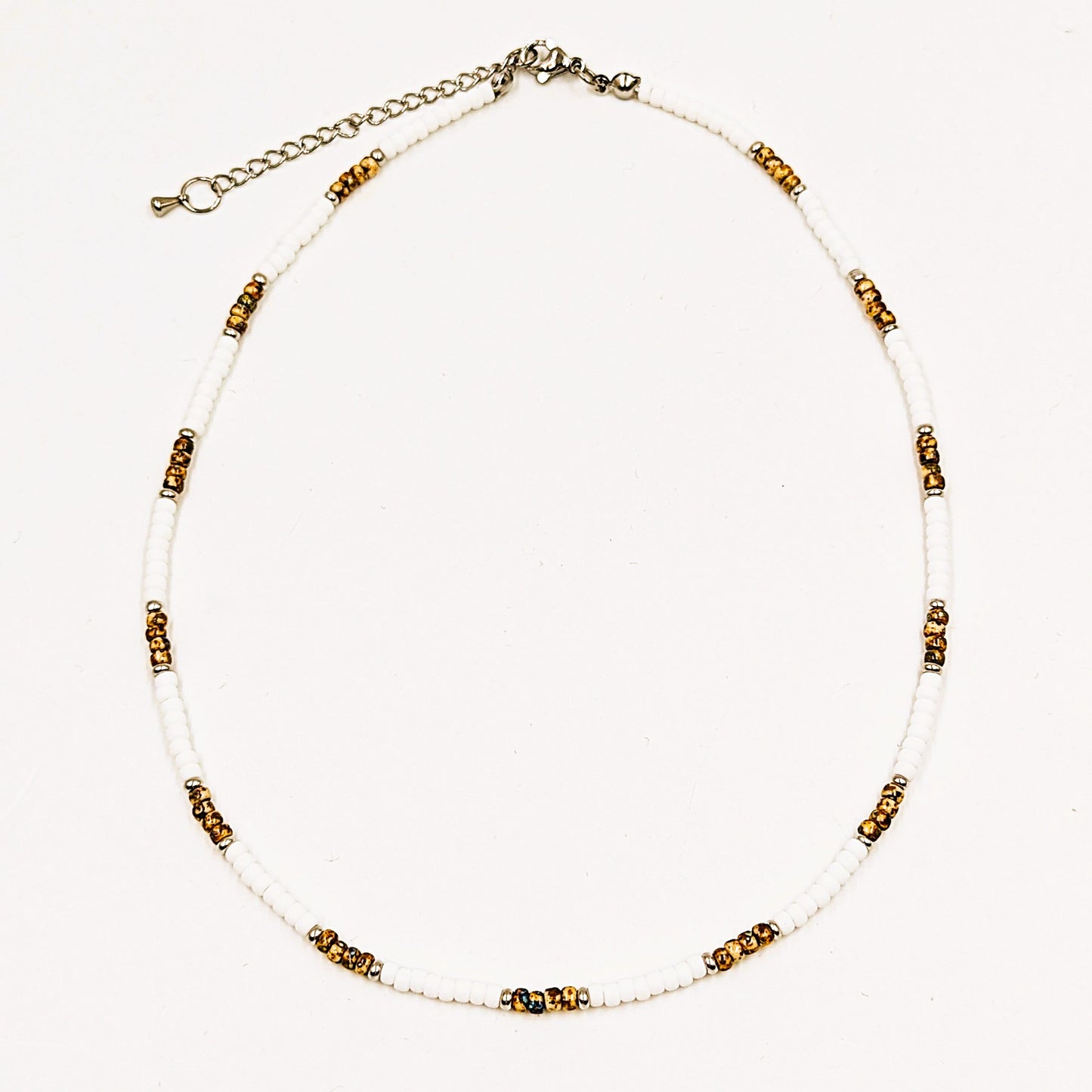 Miyuki Perlenkette White