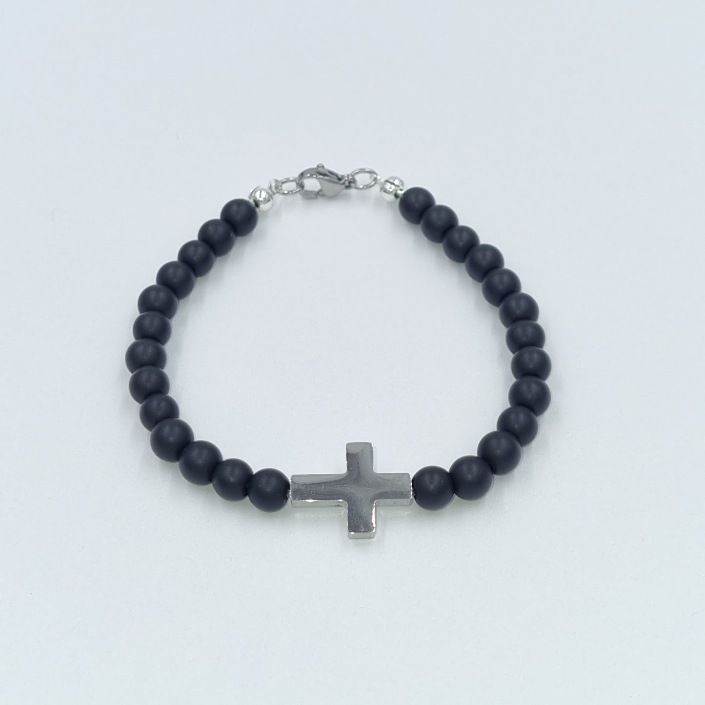 Armband Naturstein Kreuz