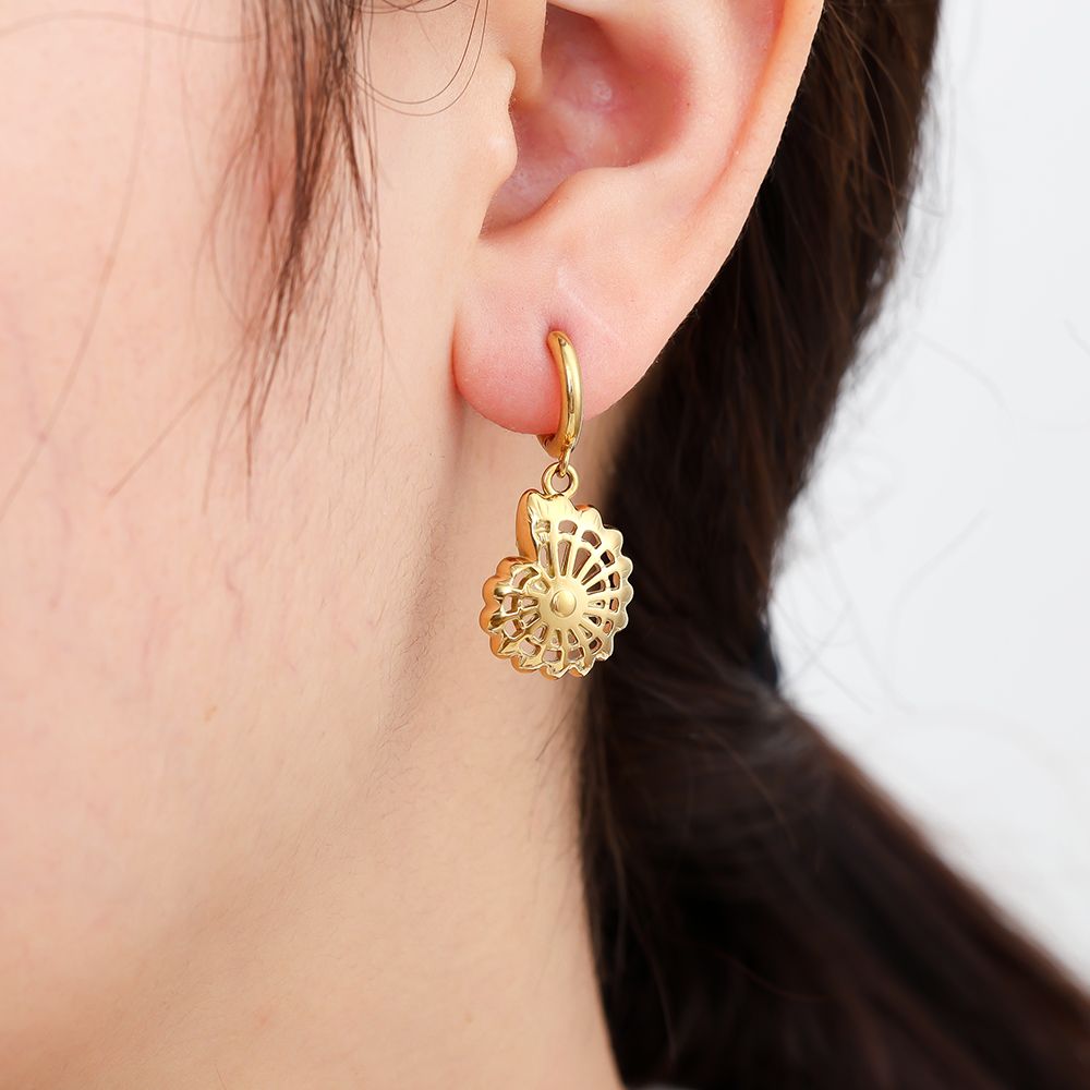 Nice Snail Edelstahl Ohrringe