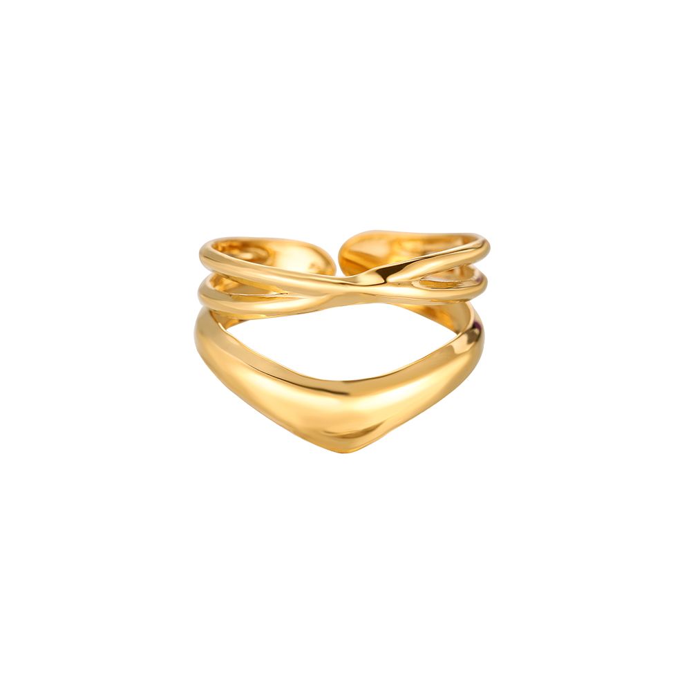 Krone Edelstahl Ring