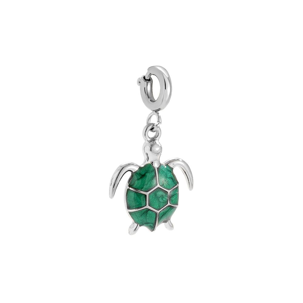 Spring Clasp Turtle Edelstahl Charm