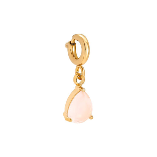 Spring Clasp Drop Diamond Edelstahl Pendant