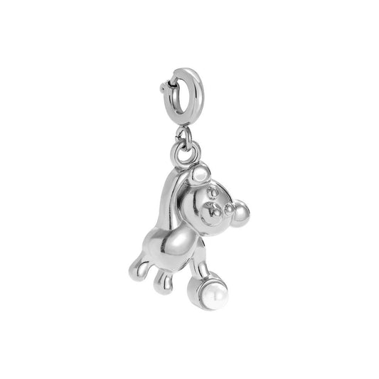 Spring Clasp Hello Bear Edelstahl Pendant