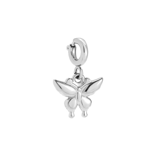 Spring Clasp One Butterfly Edelstahl Pendant