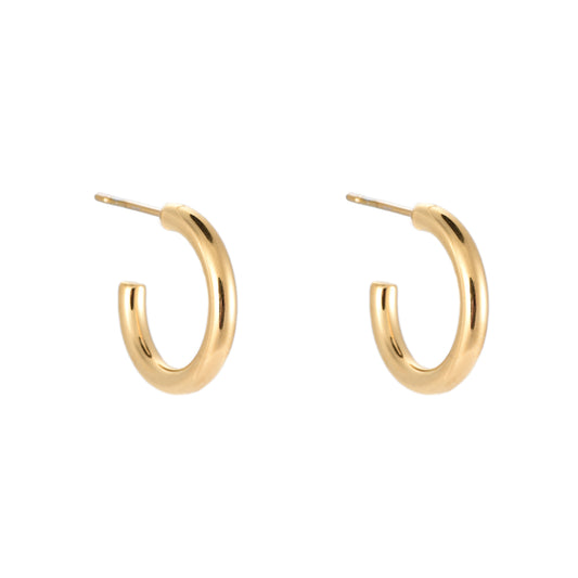 Big Simple Hoop Stainless Steel Earring