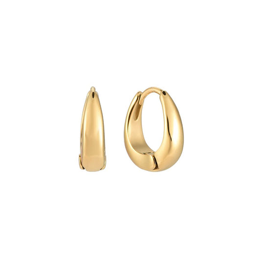 Roland Hoop Stainless Steel Earrings