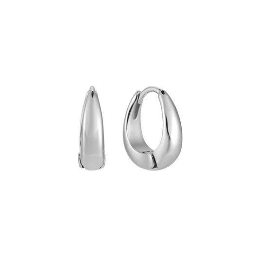 Roland Hoop Stainless Steel Earrings