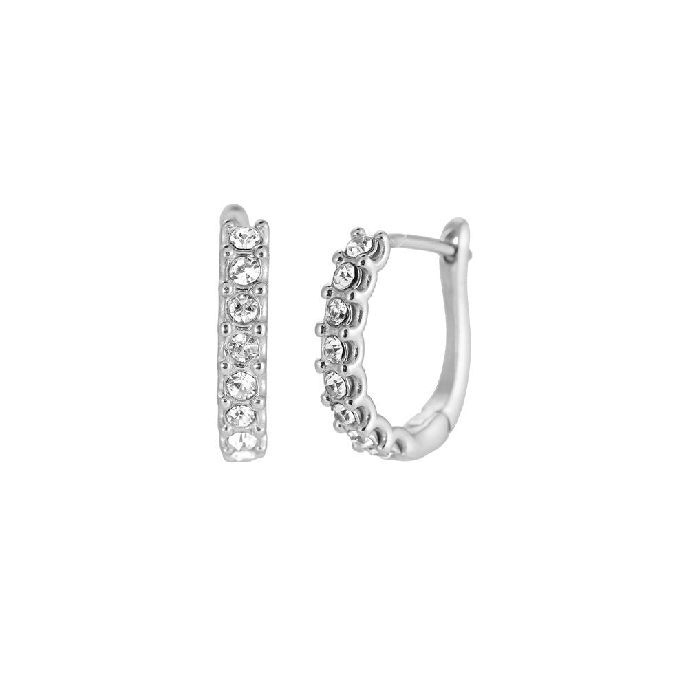 Bonita Classic Diamonds Stainless Steel Earrings