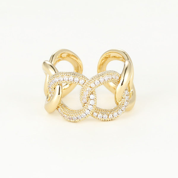 Gliederring mit Zirkon